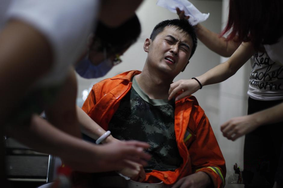 现场救援人员