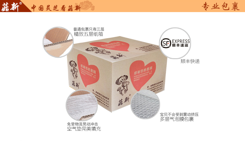 菇新 赤灵芝切片 韩芝片