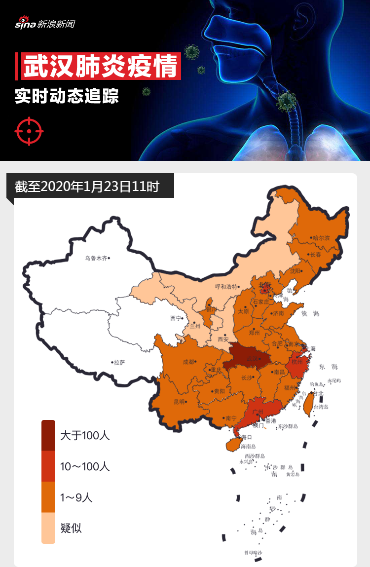 武汉新型肺炎疫情图