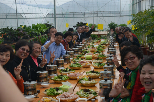 各区会长享用原生态午餐