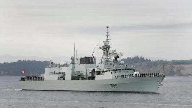 加拿大宣称其军舰航经南海
